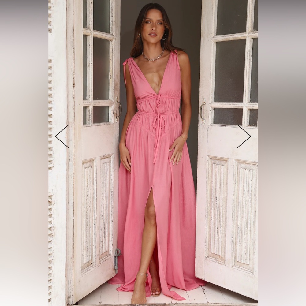 Hello Molly Pink Maxi Dress